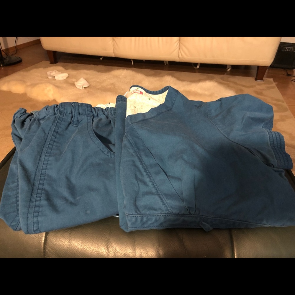 Koi scrub top and bottom